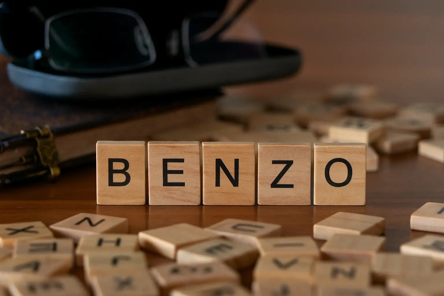Wooden letter blocks spelling out “BENZO,” symbolizing benzodiazepine use and the challenges of dependency, highlighting the need for professional addiction treatment at Siam Rehab.